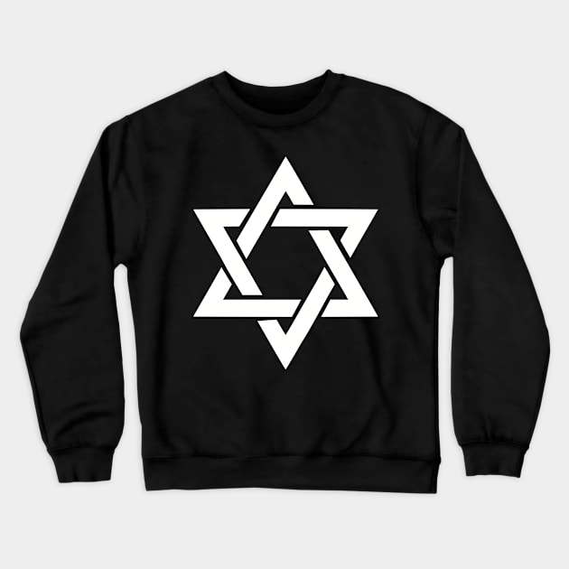 Star of david Crewneck Sweatshirt by Designzz